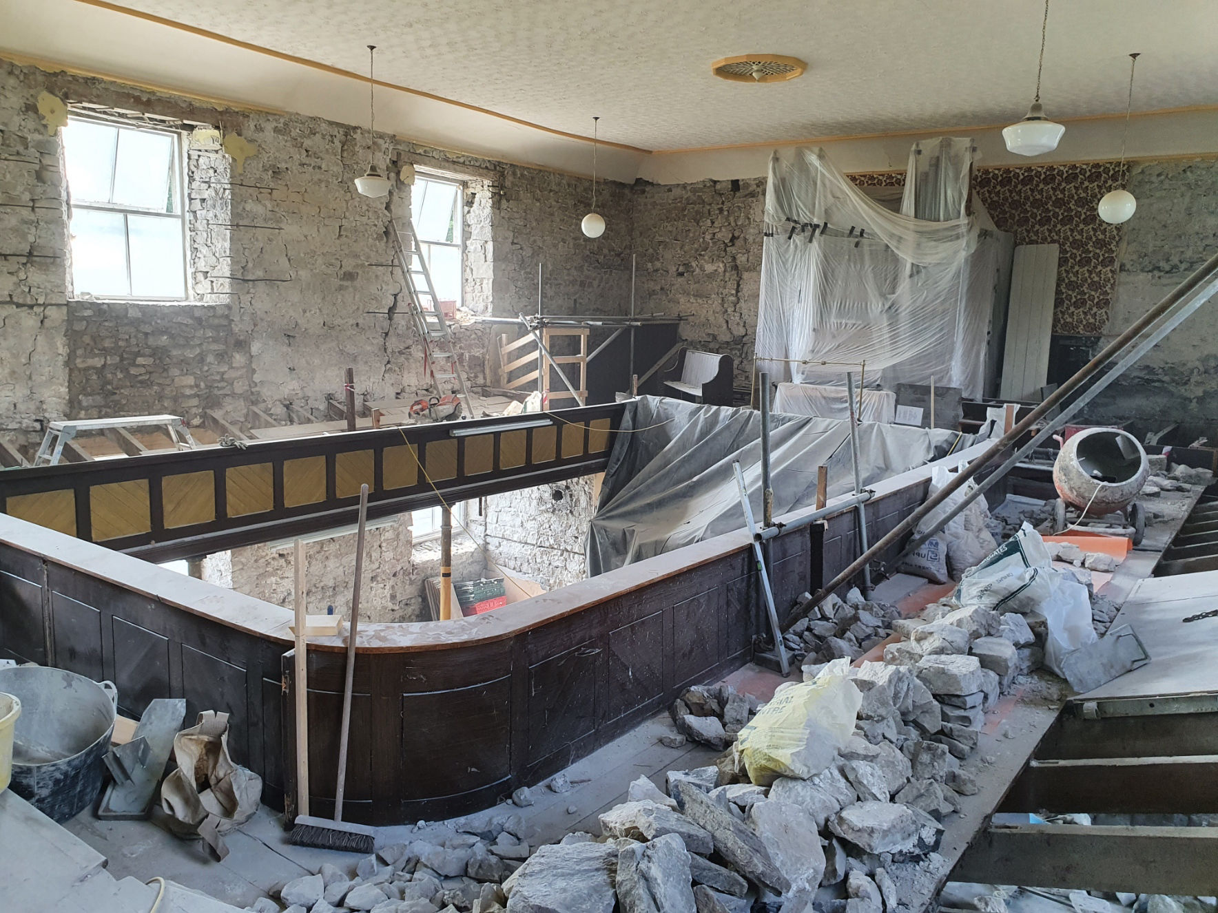 High House Chapel Restoration Progress