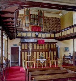 High House Chapel original interior