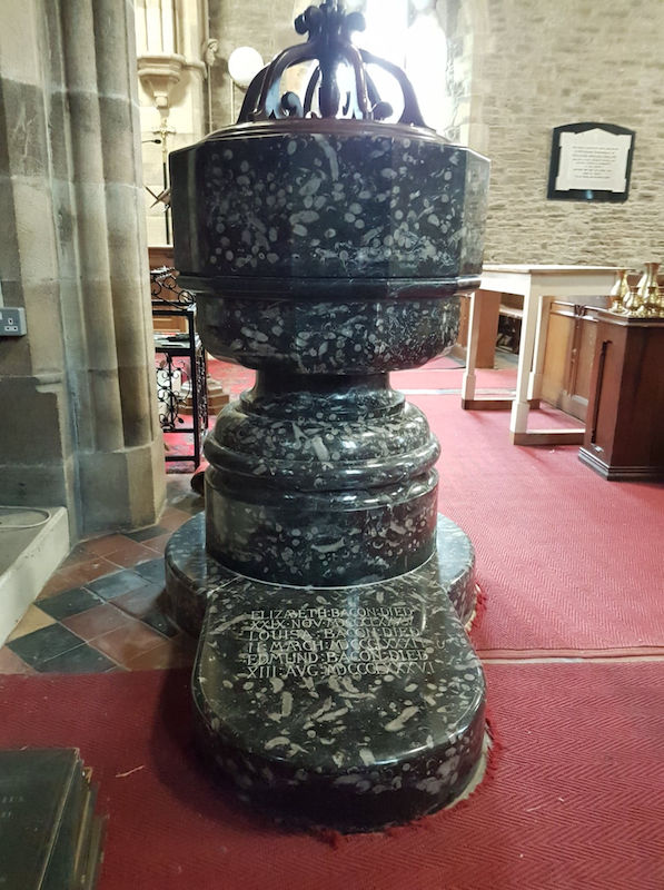 Frosterley Marble Font All Angels Church