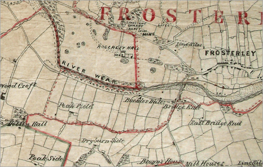 Stanhope Parish Map 1851