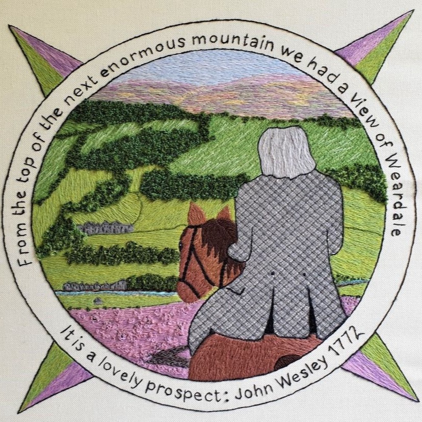 Tapestry of John Wesleys Travels to Weardale